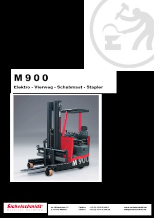 Elektryczne wielokierunkowe wózki widłowe Sichelschmidt M 925 ASM