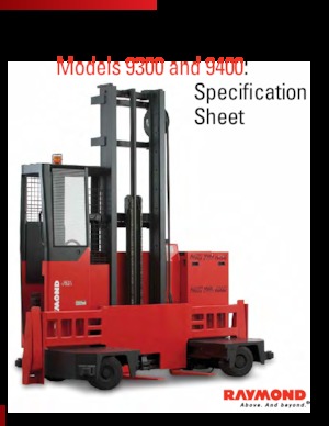 Elektryczne wózki widłowe boczne RAYMOND 9300-SL40TT