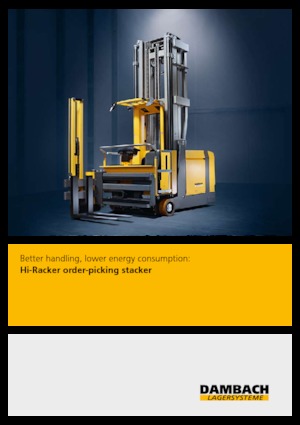 Elektryczne wózki widłowe boczne Dambach Hi-Racker 10
