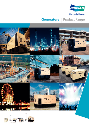 Agregaty prądotwórcze z silnikiem wysokoprężnym Doosan G80-IIIA 