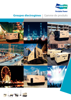 Agregaty prądotwórcze z silnikiem wysokoprężnym Doosan G60-IIIA 