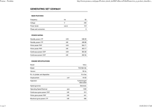 Agregaty prądotwórcze z silnikiem wysokoprężnym PRAMAC Lifter GSW 560 V