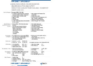 Agregaty prądotwórcze z silnikiem wysokoprężnym GenSet MPM 20/600 P