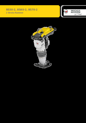 Ubijaki wibracyjne diesel i benzynowe Wacker Neuson BS50-2 11