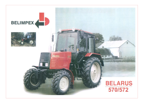 Traktory z napędem 2WD Belarus 570
