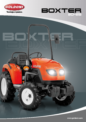 Traktory z napędem 2WD Goldoni Boxter 25