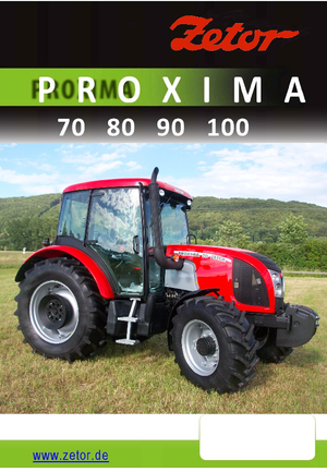 Traktory z napędem 4WD Zetor Proxima 100 HR