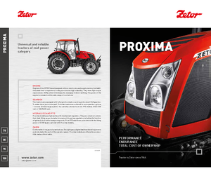 Traktory z napędem 4WD Zetor Proxima 100 HR