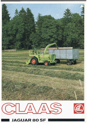 Maszyny do zbioru pasz z napędem 2WD Claas JAGUAR 80 SF