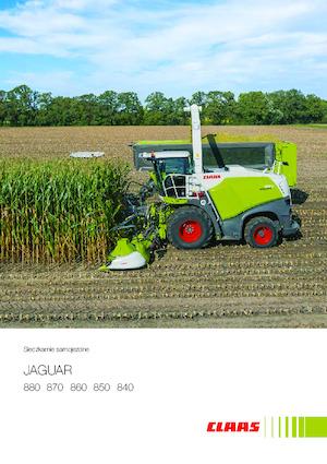 Maszyny do zbioru pasz z napędem 4WD Claas Jaguar 840