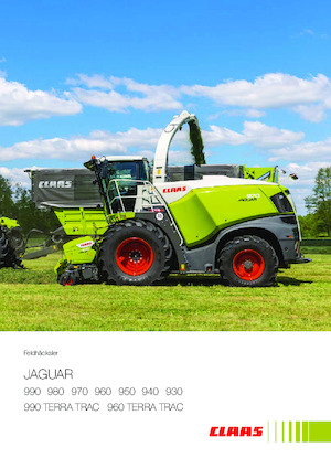 Maszyny do zbioru pasz z napędem 2WD Claas Jaguar 960