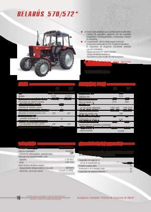 Traktory z napędem 2WD Belarus 570