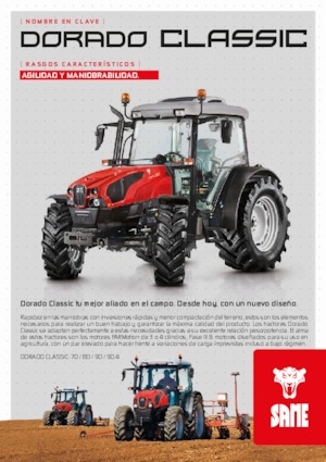 Traktory z napędem 2WD SAME Dorado 90 Classic 