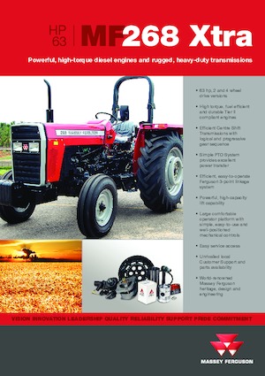 Traktory z napędem 2WD Massey Ferguson MF 268 Xtra