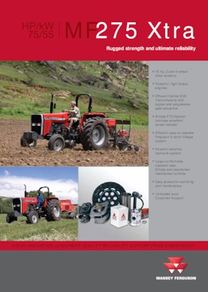 Traktory z napędem 2WD Massey Ferguson MF 275 Xtra