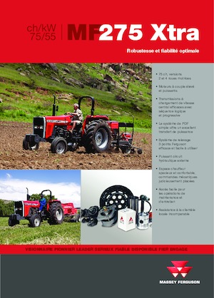 Traktory z napędem 2WD Massey Ferguson MF 275 Xtra