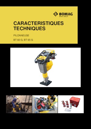 Ubijaki wibracyjne diesel i benzynowe Bomag BT 65 G