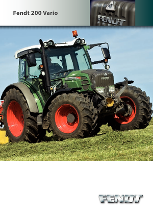 Traktory z napędem 4WD Fendt 207 Vario