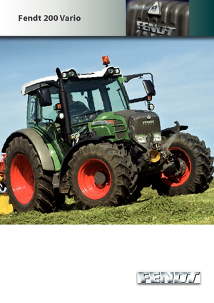 Traktory z napędem 4WD Fendt 207 Vario