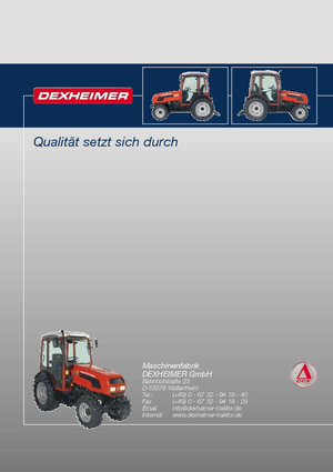 Traktory z napędem 4WD Dexheimer 509 Si