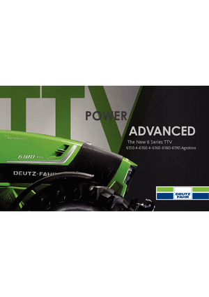 Traktory z napędem 4WD DEUTZ-FAHR 6160.4 Agrotron TTV