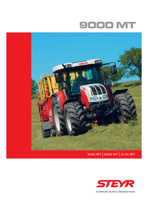 Traktory z napędem 4WD Steyr 9085 MT Basis