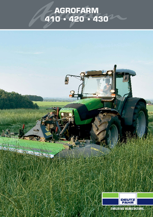 Traktory z napędem 4WD DEUTZ-FAHR Agrofarm 420 TTV