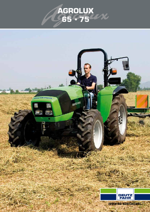 Traktory z napędem 4WD DEUTZ-FAHR Agrolux 75