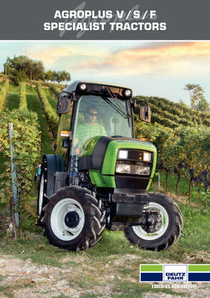 Traktory z napędem 4WD DEUTZ-FAHR Agroplus F 320 GS DT