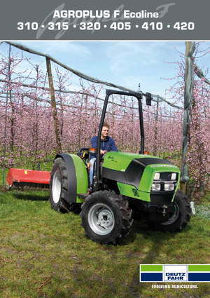 Traktory z napędem 4WD DEUTZ-FAHR Agroplus F 410 Ec. DT