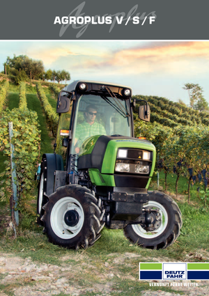 Traktory z napędem 4WD DEUTZ-FAHR Agroplus V 430 DT