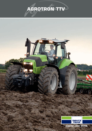 Traktory z napędem 4WD DEUTZ-FAHR Agrotron TTV 630 DCR