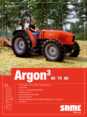 Traktory z napędem 4WD SAME Argon ³ 65