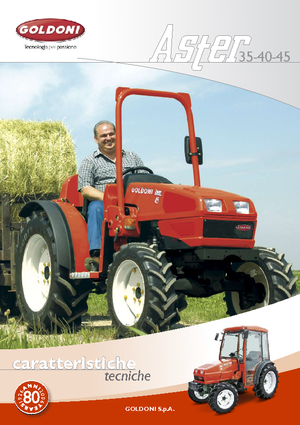 Traktory z napędem 4WD Goldoni Aster 40