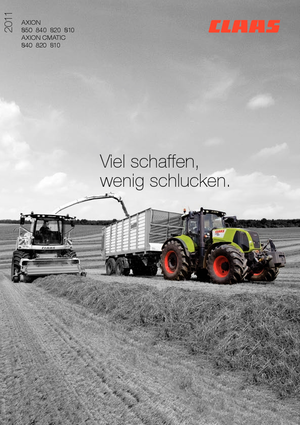 Traktory z napędem 4WD Claas Axion 810