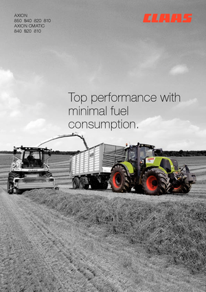 Traktory z napędem 4WD Claas Axion 810