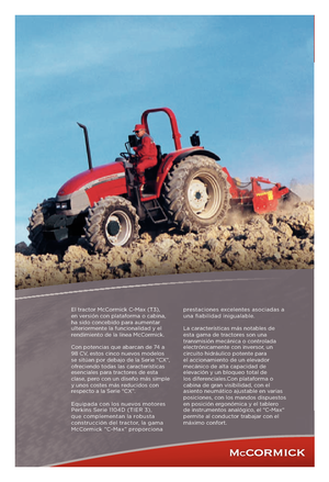 Traktory z napędem 4WD McCormick C 100 Max HC