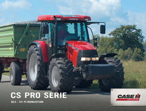 Traktory z napędem 4WD Case IH CS 105 Pro Basis
