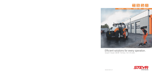 Traktory z napędem 4WD Steyr 4095 Kompakt Basis