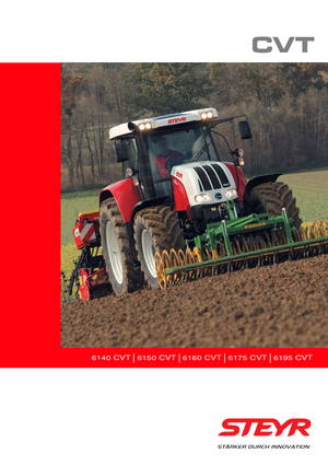 Traktory z napędem 4WD Steyr CVT 6195 Basis