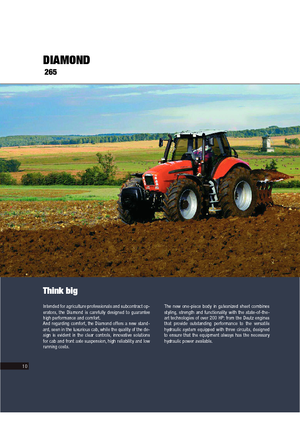Traktory z napędem 4WD SAME Diamond 265