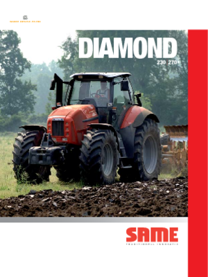 Traktory z napędem 4WD SAME Diamond 270 DCR