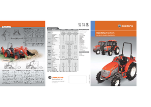 Traktory z napędem 4WD Kioti DK 551