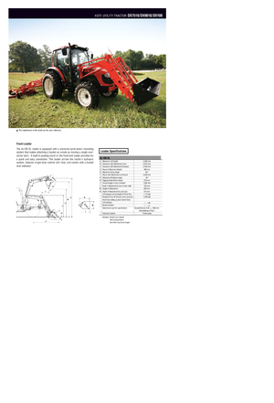 Traktory z napędem 4WD Kioti DX 7510 PC