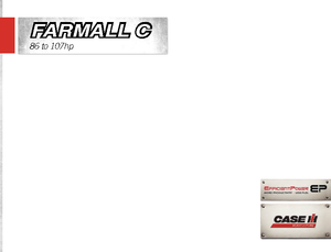 Traktory z napędem 4WD Case IH Farmall 85 C Komfort