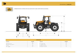 Traktory z napędem 4WD JCB Fastrac 2155