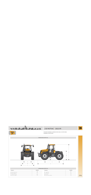 Traktory z napędem 4WD JCB Fastrac 2155