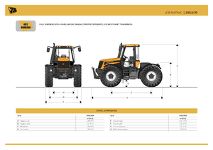 Traktory z napędem 4WD JCB Fastrac 2170