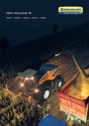 Maszyny do zbioru pasz z napędem 4WD New Holland FR 850