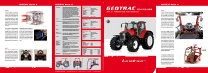 Traktory z napędem 4WD Lindner Geotrac 124
